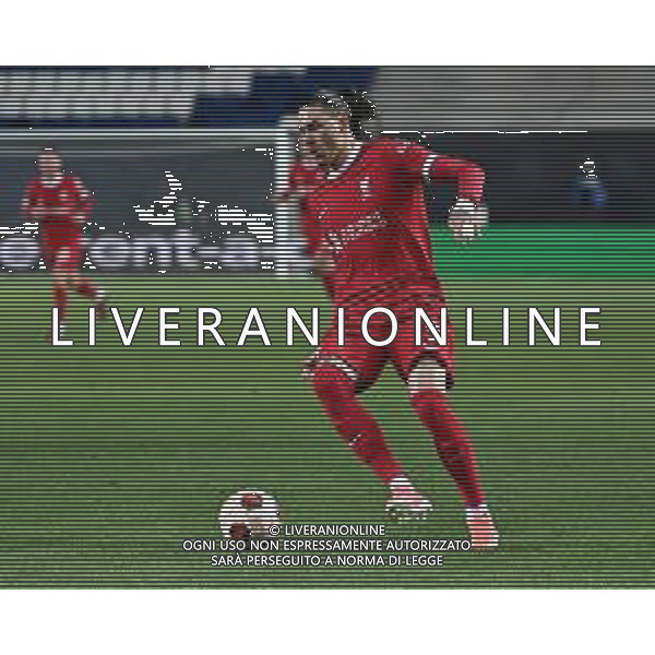 TVRG Atalanta vs Liverpool nella foto Darwin Gabriel Nunez (Liverpool) Bergamo 18-04-2024 Gewiss Stadium UEFA Europa League - quarti di finale gara di ritorno foto Roberto Garavaglia/Agenzia Aldo Liverani sas/ AGENZIA ALDO LIVERANI SAS  