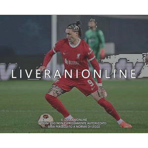 TVRG Atalanta vs Liverpool nella foto Darwin Gabriel Nunez (Liverpool) Bergamo 18-04-2024 Gewiss Stadium UEFA Europa League - quarti di finale gara di ritorno foto Roberto Garavaglia/Agenzia Aldo Liverani sas/ AGENZIA ALDO LIVERANI SAS  