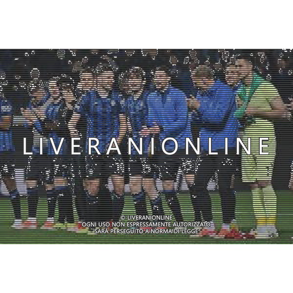 TVRG Atalanta vs Liverpool nella foto esultanza finale Atalanta Bergamo 18-04-2024 Gewiss Stadium UEFA Europa League - quarti di finale gara di ritorno foto Roberto Garavaglia/Agenzia Aldo Liverani sas/ AGENZIA ALDO LIVERANI SAS  