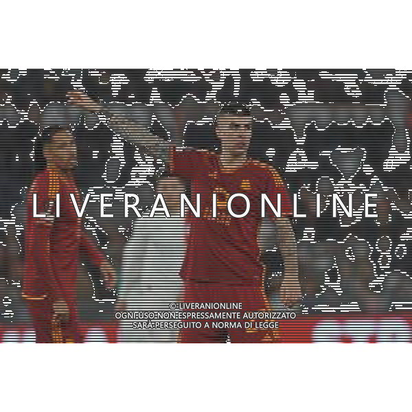 Roma vs Milan - Europa League quarti di finale - Gara di ritorno - Stadio Olimpico - Roma 18-04-2024 nella foto Gianluca Mancini foto federico gaetano-ag aldo liverani sas