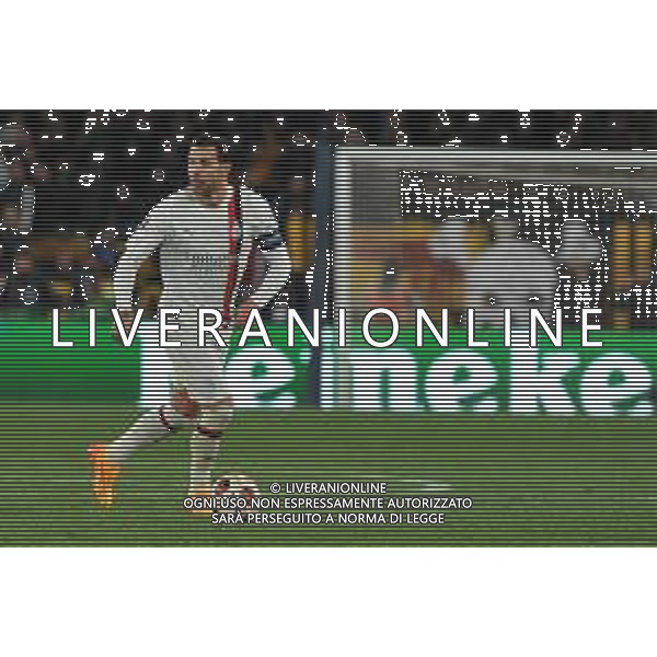 Roma vs Milan - Europa League quarti di finale - Gara di ritorno - Stadio Olimpico - Roma 18-04-2024 nella foto Theo Hernandez foto federico gaetano-ag aldo liverani sas