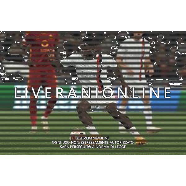 Roma vs Milan - Europa League quarti di finale - Gara di ritorno - Stadio Olimpico - Roma 18-04-2024 nella foto Yunus Musah foto federico gaetano-ag aldo liverani sas