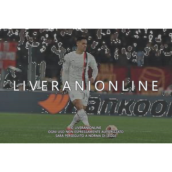 Roma vs Milan - Europa League quarti di finale - Gara di ritorno - Stadio Olimpico - Roma 18-04-2024 nella foto Tijjani Reijnders foto federico gaetano-ag aldo liverani sas