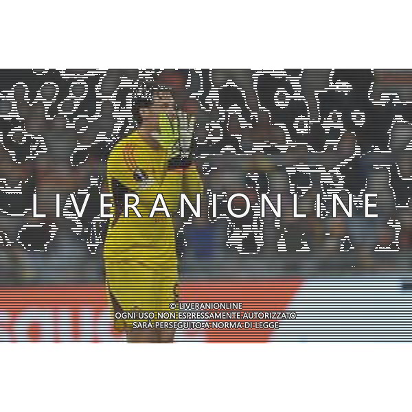 Roma vs Milan - Europa League quarti di finale - Gara di ritorno - Stadio Olimpico - Roma 18-04-2024 nella foto Mile Svilar foto federico gaetano-ag aldo liverani sas
