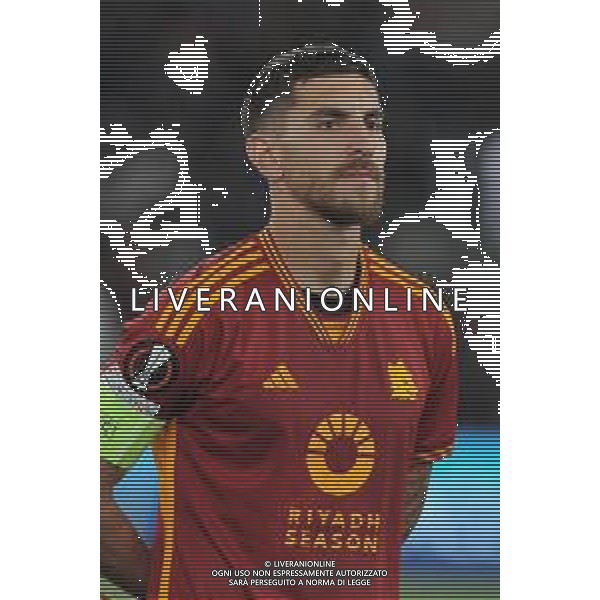 Roma vs Milan - Europa League quarti di finale - Gara di ritorno - Stadio Olimpico - Roma 18-04-2024 nella foto Lorenzo Pellegrini foto federico gaetano-ag aldo liverani sas