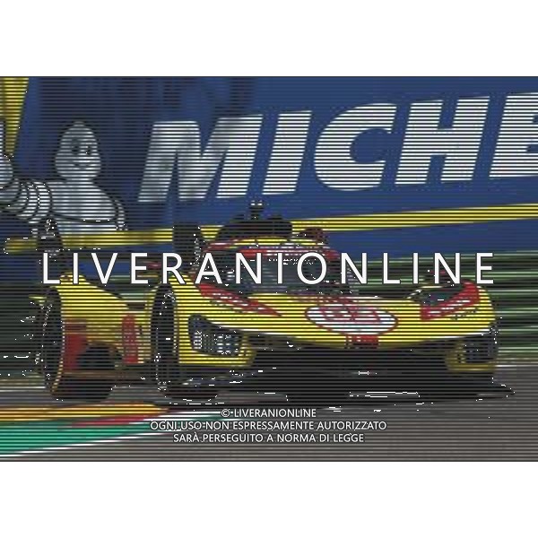 IMOLA 19 04 2024 AUTODROMO ENZO E DINO FERRARI "WEC 6 ORE DI IMOLA"NELLA FOTO ROBERT KUBICA AF CORSE FERRARI 499P ©SANNA / AGENZIA ALDO LIVERANI SAS