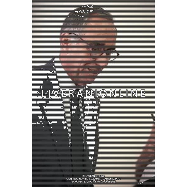 Neg- RETROSPETTIVA FRANCO CARRARO DIRIGENTE SPORTIVO E POLITICO NELLA FOTO FRANCO CARRARO PRESIDENTE FEDERCALCIO NELL\'ANNO 1999-2000 AG ALDO LIVERANI SAS 