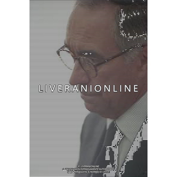 Neg- RETROSPETTIVA FRANCO CARRARO DIRIGENTE SPORTIVO E POLITICO NELLA FOTO FRANCO CARRARO PRESIDENTE FEDERCALCIO NELL\'ANNO 1999-2000 AG ALDO LIVERANI SAS 