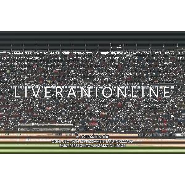 19-4-2024. Cagliari calcio-Juventus F.C. 33° giornata campionato calcio italiano Serie A 2023/2024, stadio Unipol Domus Cagliari. Foto Salvatore Moi/Agenzia Aldo Liverani s.as. Nella foto: Sconvolts tifosi del Cagliari in casa, nella curva nord dello stadio Unipol Domus di Cagliari ©SALVATORE MOI / AGENZIA ALDO LIVERANI SAS 