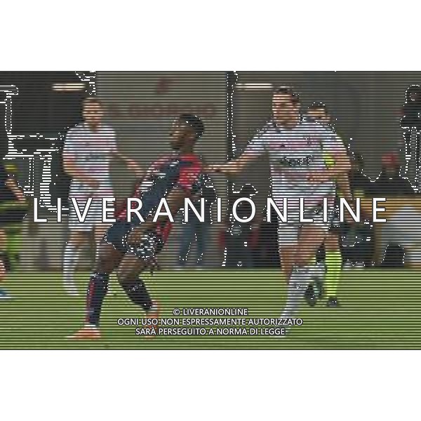 19-4-2024. Cagliari calcio-Juventus F.C. 33° giornata campionato calcio italiano Serie A 2023/2024, stadio Unipol Domus Cagliari. Foto Salvatore Moi/Agenzia Aldo Liverani s.as. Nella foto: Ibrahim Sulemana Cagliari, Adrien Rabiot Juventus ©SALVATORE MOI / AGENZIA ALDO LIVERANI SAS 