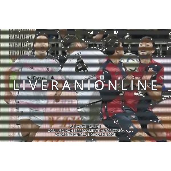 19-4-2024. Cagliari calcio-Juventus F.C. 33° giornata campionato calcio italiano Serie A 2023/2024, stadio Unipol Domus Cagliari. Foto Salvatore Moi/Agenzia Aldo Liverani s.as. Nella foto: Arkadiusz Milik Juventus, Federico Gatti Juventus, Nocolas Viola Cagliari, Alberto Dossena Cagliari ©SALVATORE MOI / AGENZIA ALDO LIVERANI SAS 