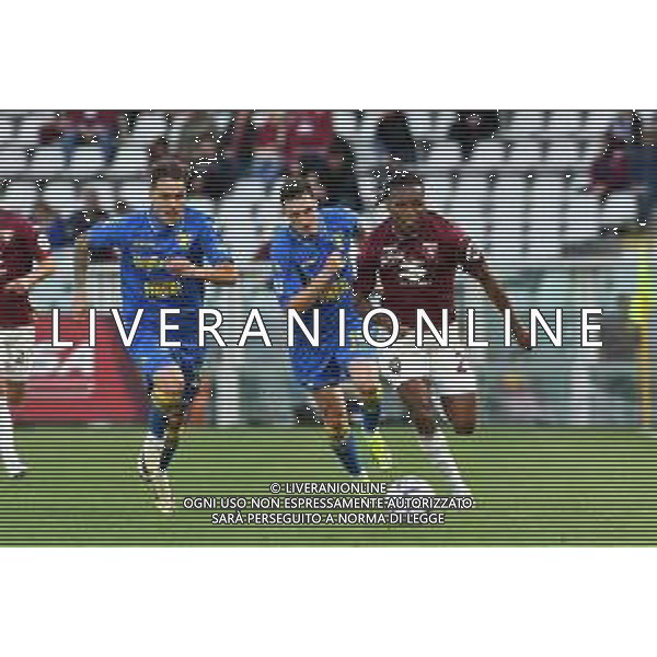 TVAF-Torino 21.04.2024 Stadio Grande Torino ©Alessandro Falzone/Agenzia Aldo Liverani Torino vs Frosinone Campionato Calcio Serie A TIM 2023/2024 33a giornata Nella foto: OKEREKE DAVID CHIDOZIE-ZORTEA NADIR ©Falzone / AGENZIA ALDO LIVERANI SAS