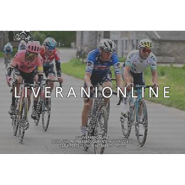 21-04-2024 Liege - Bastogne - Liege; 2024, Soudal - Quick Step; Vansevenant, Mauri; ©SIROTTI / AGENZIA ALDO LIVERANI SAS
