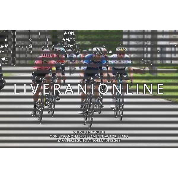 21-04-2024 Liege - Bastogne - Liege; 2024, Ef Education - Easypost; 2024, Soudal - Quick Step; Carapaz Antonio, Richard Antonio; Vansevenant, Mauri; ©SIROTTI / AGENZIA ALDO LIVERANI SAS