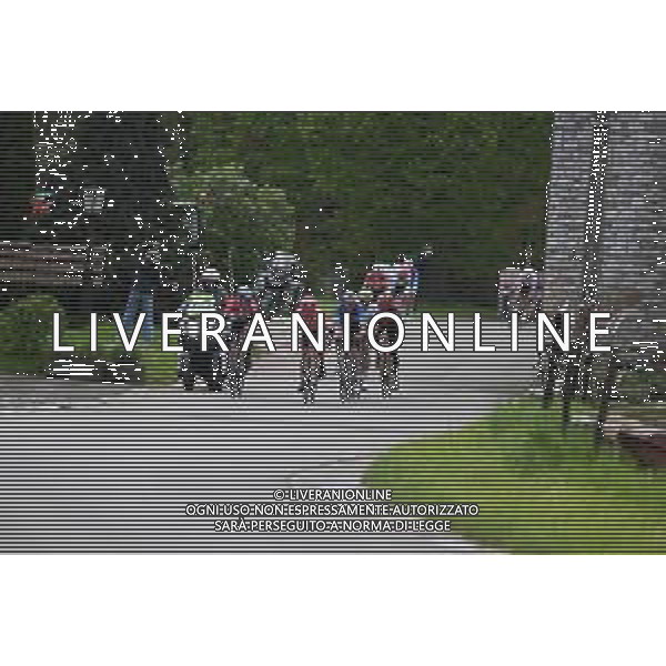 21-04-2024 Liege - Bastogne - Liege; 2024, Ef Education - Easypost; 2024, Lotto - Dstny; 2024, Soudal - Quick Step; Carapaz Antonio, Richard Antonio; Van Gils, Maxim; Vansevenant, Mauri; ©SIROTTI / AGENZIA ALDO LIVERANI SAS