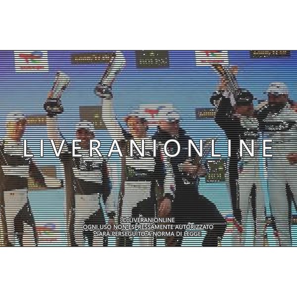 IMOLA 21 04 2024 AUTODROMO ENZO E DINO FERRARI "WEC 6 ORE DI IMOLA" NELLA FOTO VALENTINO ROSSI,AHMAD AL HARTHY MAXIME MARTIN TEAM VRT BMW M4 LMGT3 SECONDO POSTO NELLA SUA CATEGORIA ©SANNA / AGENZIA ALDO LIVERANI SAS