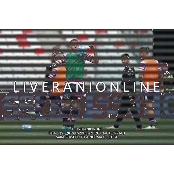 TVEM Giuseppe Sibilli of SSC Bari warms up during the Italian Serie B match between SSC Bari vs Pisa on April 20, 2024 at the San Nicola stadium in Bari, Italy. Photo by Emmanuele Mastrodonato/agenzia Aldo Liverani sas/ AGENZIA ALDO LIVERANI SAS