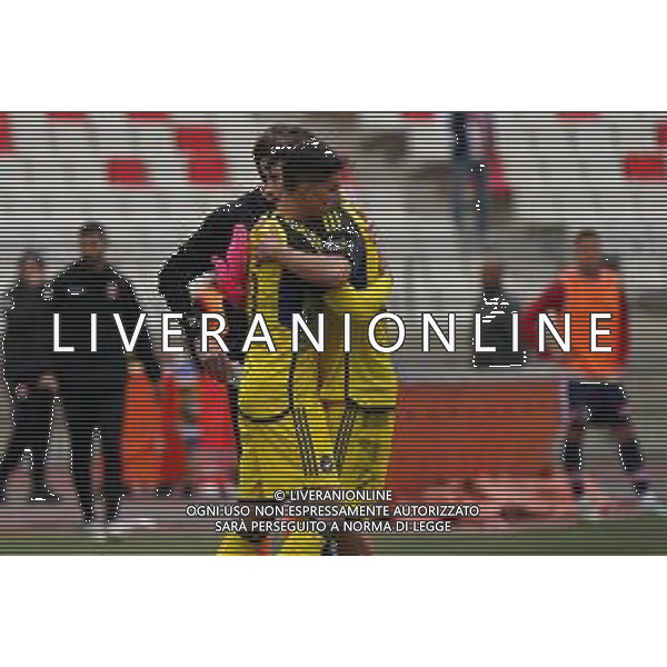 TVEM Arturo Calabresi of Pisa and Pietro Beruatto of Pisa during the Italian Serie B match between SSC Bari vs Pisa on April 20, 2024 at the San Nicola stadium in Bari, Italy. Photo by Emmanuele Mastrodonato/agenzia Aldo Liverani sas/ AGENZIA ALDO LIVERANI SAS