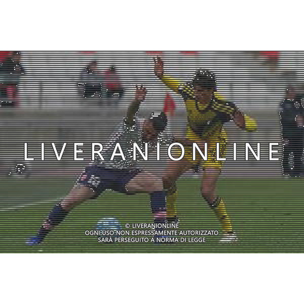 TVEM Nicola Bellomo of SSC Bari in action against Tommaso Barbieri of Pisa during the Italian Serie B match between SSC Bari vs Pisa on April 20, 2024 at the San Nicola stadium in Bari, Italy. Photo by Emmanuele Mastrodonato/agenzia Aldo Liverani sas/ AGENZIA ALDO LIVERANI SAS