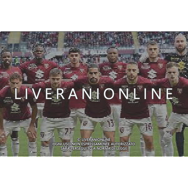 TVAF-Torino 21.04.2024 Stadio Grande Torino ©Alessandro Falzone/Agenzia Aldo Liverani Torino vs Frosinone Campionato Calcio Serie A TIM 2023/2024 33a giornata Nella foto: Formazione Toro Adrien Tameze-Duvan Zapata-Raoul Bellanova-David Okereke-Alessandro Buongiorno-Vanja Milinkovic Savic; Mergin Vojvoda-Karol Linetty-Ricardo Rodriguez-Nikola Vlasic-Ivan Ilic ©Falzone/ AGENZIA ALDO LIVERANI SAS