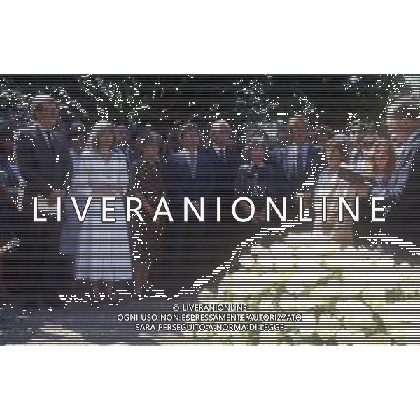 14-06-1986 GINEVRA FUNERALI DELLO SCRITTORE JORGE LUIS BORGES  NELLA FOTO MARIA KODAMA MOGLIE E SEGRETARIA DELLO SCRITTORE JORGES LUIS BORGES DURANTE IL FUNERALE AG ALDO LIVERANI SAS 