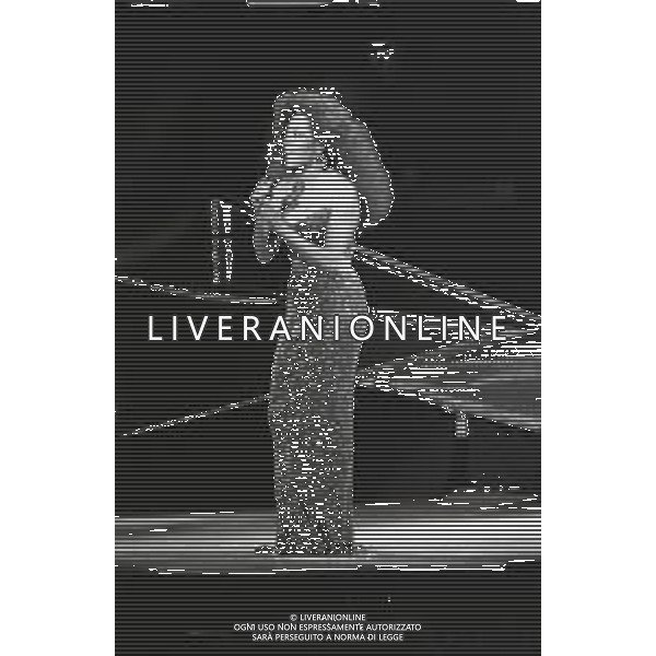 NEG -RETROSPETTIVA DIANA ROSS CANTANTE NELLA FOTO DIANA ROSS AL TEATRO SMERALDO DI MILANO NELL\'ANNO 1992 AG ALDO LIVERANI SAS