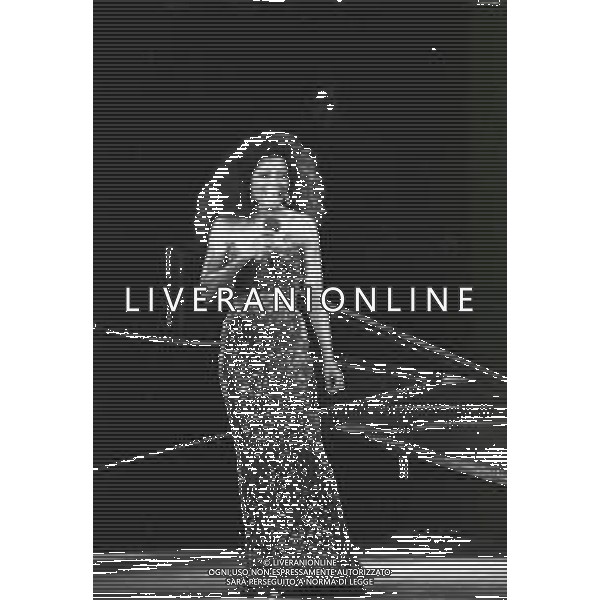 NEG -RETROSPETTIVA DIANA ROSS CANTANTE NELLA FOTO DIANA ROSS AL TEATRO SMERALDO DI MILANO NELL\'ANNO 1992 AG ALDO LIVERANI SAS
