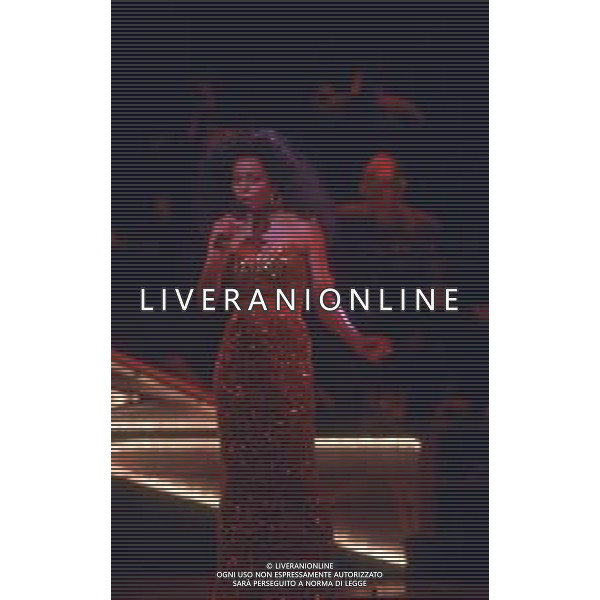 DIAP -RETROSPETTIVA DIANA ROSS CANTANTE NELLA FOTO DIANA ROSS AL TEATRO SMERALDO DI MILANO NELL\'ANNO 1992 AG ALDO LIVERANI SAS