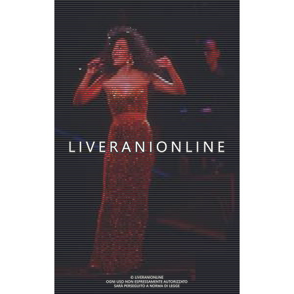 DIAP -RETROSPETTIVA DIANA ROSS CANTANTE NELLA FOTO DIANA ROSS AL TEATRO SMERALDO DI MILANO NELL\'ANNO 1992 AG ALDO LIVERANI SAS