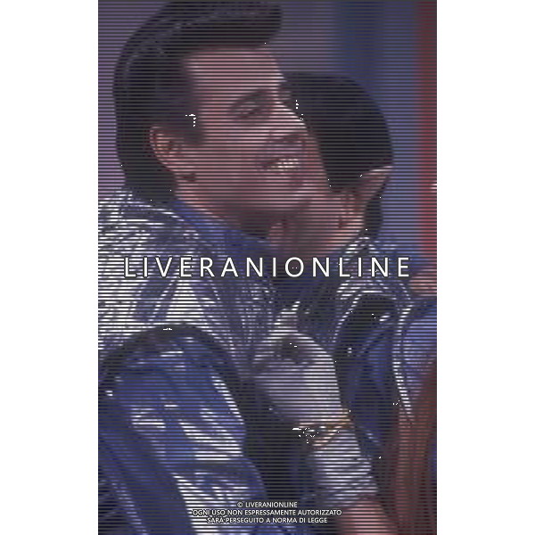 RETROSPETTIVA TEO TEOCOLI ATTORE NELLA FOTO TEO TEOCOLI NELLA TRASMISSIONE TELEVISIVA “GRAND HOTEL“NELL\'ANNO 1986 AG ALDO LIVERANI SAS  