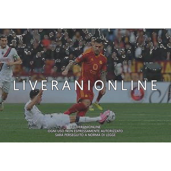 Roma vs Bologna - Campionato Serie A TIM - 33 giornata - Stadio Olimpico - Roma 22-04-2024 nella fotoEl Azzouzi e Paredes ©Federico Gaetano / AGENZIA ALDO LIVERANI SAS