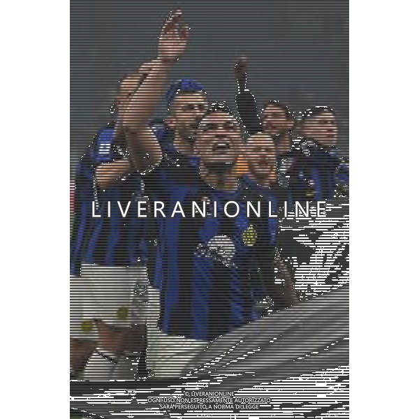 Milan vs Inter nella foto Lautaro Martinez (Inter) Milano 22-04-2024 Stadio Giuseppe Meazza - San Siro Campionato Serie A TIM - 33a giornata foto Roberto Garavaglia/Agenzia Aldo Liverani sas / AGENZIA ALDO LIVERANI SAS