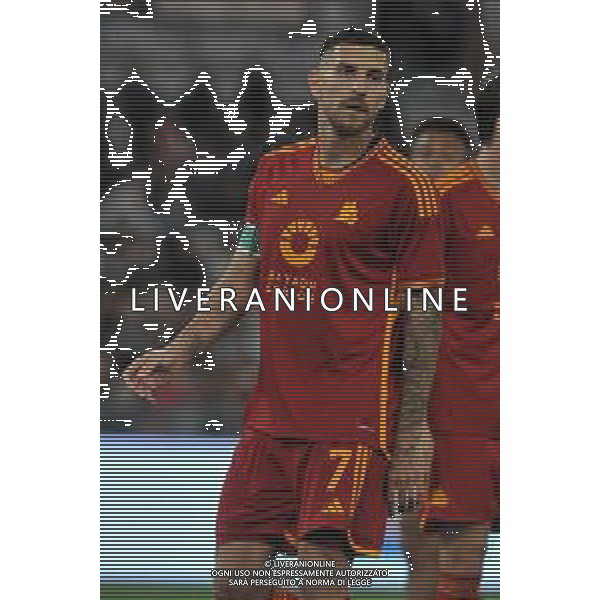 Roma vs Bologna - Campionato Serie A TIM - 33 giornata - Stadio Olimpico - Roma 22-04-2024 nella foto Lorenzo Pellegrini ©Federico Gaetano / AGENZIA ALDO LIVERANI SAS