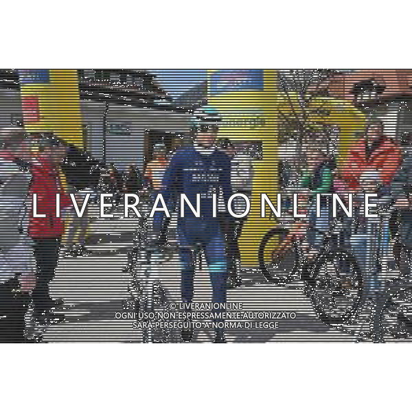24-04-2024 Tour De Romandie; Tappa 01 Chateau D\'oex - Fribourg; 2024, Bahrain Victorious; Caruso, Damiano; Chateau D\'oex; ©SIROTTI / AGENZIA ALDO LIVERANI SAS