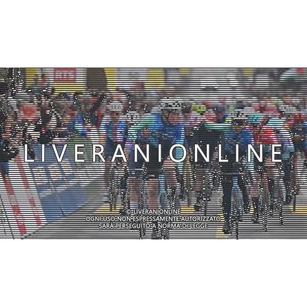 24-04-2024 Tour De Romandie; Tappa 01 Chateau D\'oex - Fribourg; 2024, Decathlon - Ag2r La Mondiale; Godon, Dorian; Vendrame, Andrea; Fribourg; ©SIROTTI / AGENZIA ALDO LIVERANI SAS