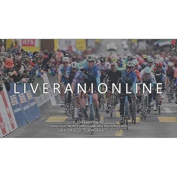 24-04-2024 Tour De Romandie; Tappa 01 Chateau D\'oex - Fribourg; 2024, Decathlon - Ag2r La Mondiale; Godon, Dorian; Vendrame, Andrea; Fribourg; ©SIROTTI / AGENZIA ALDO LIVERANI SAS