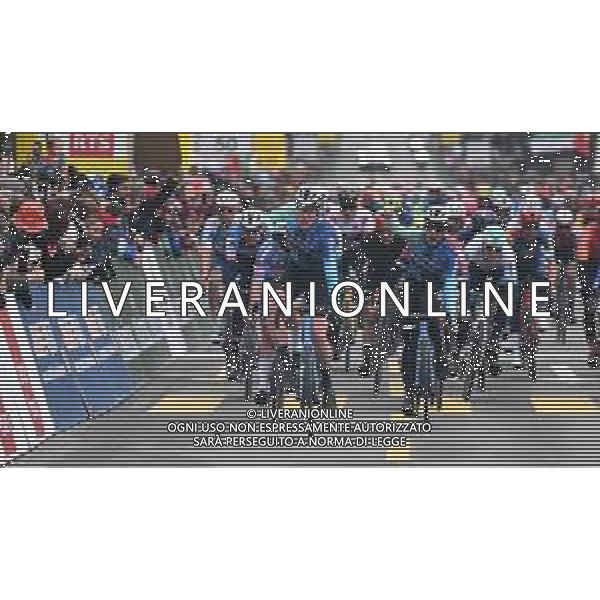 24-04-2024 Tour De Romandie; Tappa 01 Chateau D\'oex - Fribourg; 2024, Decathlon - Ag2r La Mondiale; Godon, Dorian; Vendrame, Andrea; Fribourg; ©SIROTTI / AGENZIA ALDO LIVERANI SAS