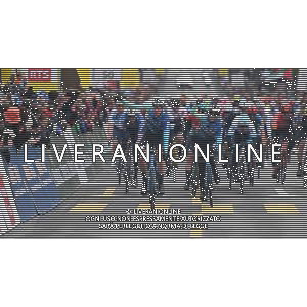 24-04-2024 Tour De Romandie; Tappa 01 Chateau D\'oex - Fribourg; 2024, Decathlon - Ag2r La Mondiale; Godon, Dorian; Vendrame, Andrea; Fribourg; ©SIROTTI / AGENZIA ALDO LIVERANI SAS