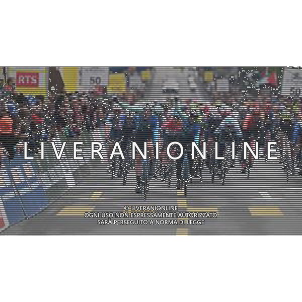 24-04-2024 Tour De Romandie; Tappa 01 Chateau D\'oex - Fribourg; 2024, Decathlon - Ag2r La Mondiale; Godon, Dorian; Vendrame, Andrea; Fribourg; ©SIROTTI / AGENZIA ALDO LIVERANI SAS