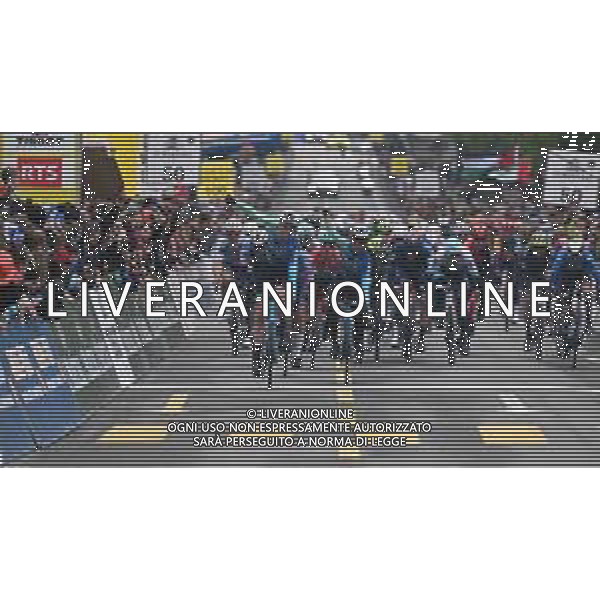 24-04-2024 Tour De Romandie; Tappa 01 Chateau D\'oex - Fribourg; 2024, Decathlon - Ag2r La Mondiale; Godon, Dorian; Vendrame, Andrea; Fribourg; ©SIROTTI / AGENZIA ALDO LIVERANI SAS