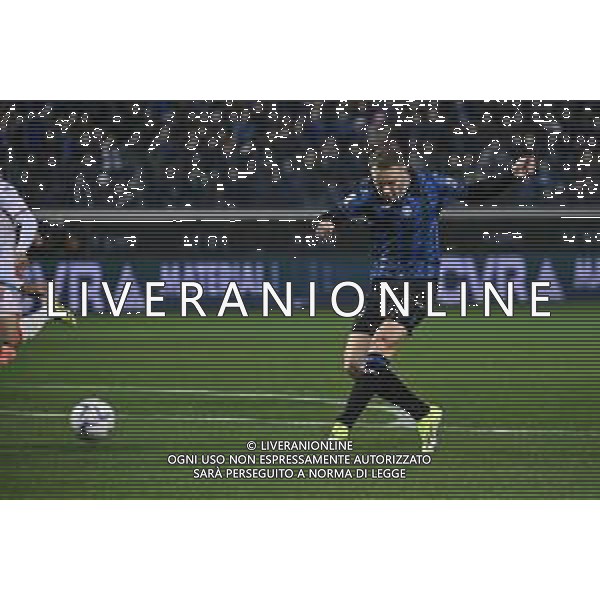 TVRG Atalanta vs Fiorentina nella foto Teun Koopmeiners (Atalanta) segna il gol dell\'1 a 0 Bergamo 24-04-2024 Gewiss Stadium Coppa Italia Frecciarossa - semifinale gara di ritorno foto Roberto Garavaglia/Agenzia Aldo Liverani sas/ AGENZIA ALDO LIVERANI SAS