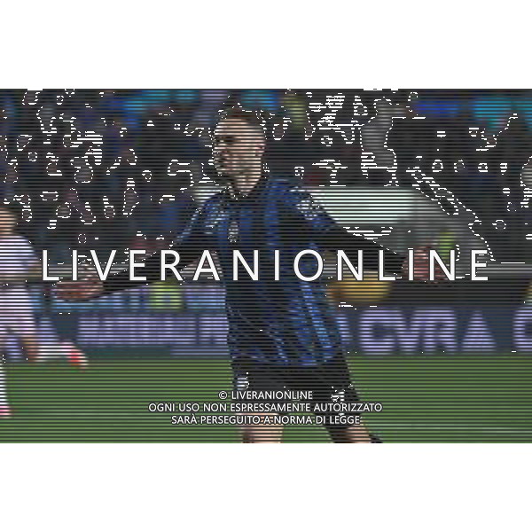 TVRG Atalanta vs Fiorentina nella foto Teun Koopmeiners (Atalanta) esulta dopo il gol dell\'1 a 0 Bergamo 24-04-2024 Gewiss Stadium Coppa Italia Frecciarossa - semifinale gara di ritorno foto Roberto Garavaglia/Agenzia Aldo Liverani sas/ AGENZIA ALDO LIVERANI SAS