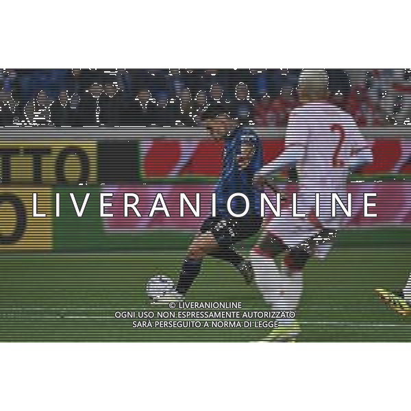 TVRG Atalanta vs Fiorentina nella foto Gianluca Scamacca (Atalanta) segna il gol del 2 a 0 ma la rete viene annullata con l\'aiuto del VAR Bergamo 24-04-2024 Gewiss Stadium Coppa Italia Frecciarossa - semifinale gara di ritorno foto Roberto Garavaglia/Agenzia Aldo Liverani sas/ AGENZIA ALDO LIVERANI SAS