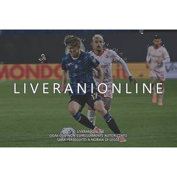 TVRG Atalanta vs Fiorentina nella foto Charles de Ketelaere (Atalanta) Bergamo 24-04-2024 Gewiss Stadium Coppa Italia Frecciarossa - semifinale gara di ritorno foto Roberto Garavaglia/Agenzia Aldo Liverani sas/ AGENZIA ALDO LIVERANI SAS
