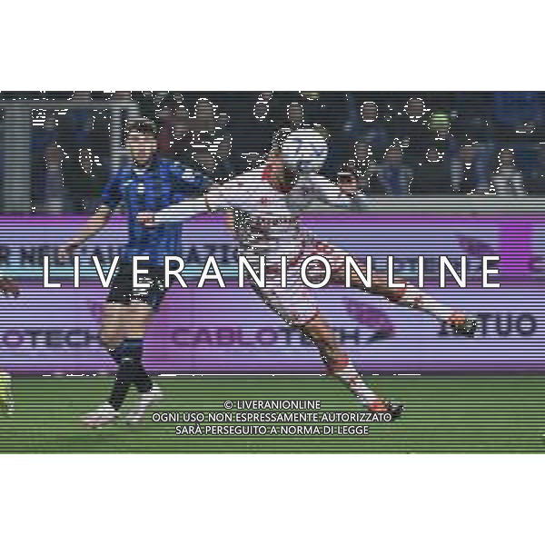 TVRG Atalanta vs Fiorentina nella foto Lucas Martinez Quarta (Fiorentina) segna il gol dell\'1 a 1 Bergamo 24-04-2024 Gewiss Stadium Coppa Italia Frecciarossa - semifinale gara di ritorno foto Roberto Garavaglia/Agenzia Aldo Liverani sas/ AGENZIA ALDO LIVERANI SAS