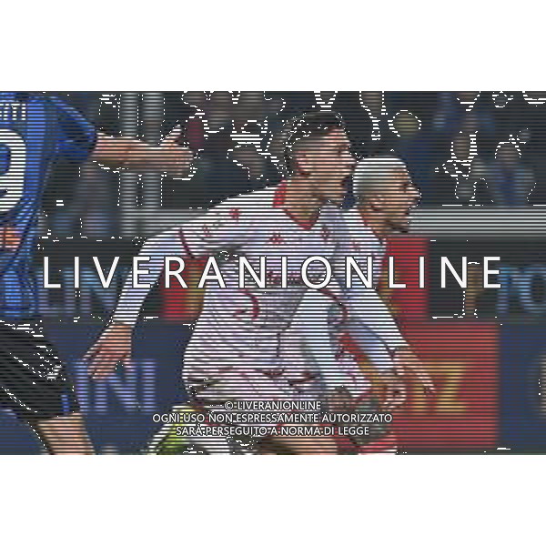 TVRG Atalanta vs Fiorentina nella foto Lucas Martinez Quarta (Fiorentina) esulta dopo il gol dell\'1 a 1 Bergamo 24-04-2024 Gewiss Stadium Coppa Italia Frecciarossa - semifinale gara di ritorno foto Roberto Garavaglia/Agenzia Aldo Liverani sas/ AGENZIA ALDO LIVERANI SAS