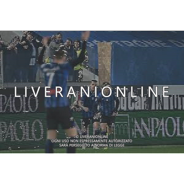 TVRG Atalanta vs Fiorentina nella foto esultanza Atalanta dopo il gol del 2 a 1 Bergamo 24-04-2024 Gewiss Stadium Coppa Italia Frecciarossa - semifinale gara di ritorno foto Roberto Garavaglia/Agenzia Aldo Liverani sas/ AGENZIA ALDO LIVERANI SAS