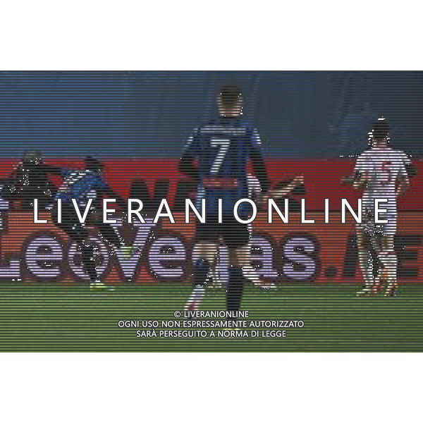 TVRG Atalanta vs Fiorentina nella foto Ademola Lookman (Atalanta) segna il gol del 3 a 1 Bergamo 24-04-2024 Gewiss Stadium Coppa Italia Frecciarossa - semifinale gara di ritorno foto Roberto Garavaglia/Agenzia Aldo Liverani sas/ AGENZIA ALDO LIVERANI SAS