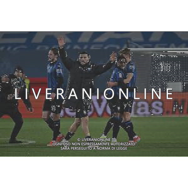 TVRG Atalanta vs Fiorentina nella foto esultanza Atalanta dopo il gol del 3 a 1 Bergamo 24-04-2024 Gewiss Stadium Coppa Italia Frecciarossa - semifinale gara di ritorno foto Roberto Garavaglia/Agenzia Aldo Liverani sas/ AGENZIA ALDO LIVERANI SAS
