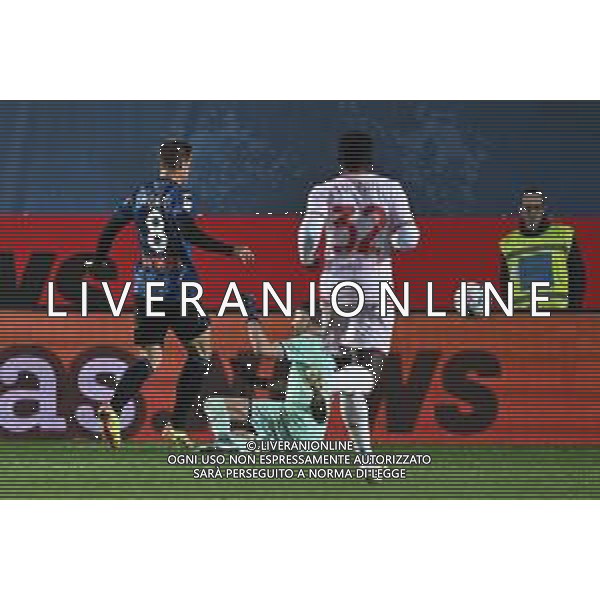 TVRG Atalanta vs Fiorentina nella foto Mario Pasalic (Atalanta) segna il gol del 4 a 1 Bergamo 24-04-2024 Gewiss Stadium Coppa Italia Frecciarossa - semifinale gara di ritorno foto Roberto Garavaglia/Agenzia Aldo Liverani sas/ AGENZIA ALDO LIVERANI SAS